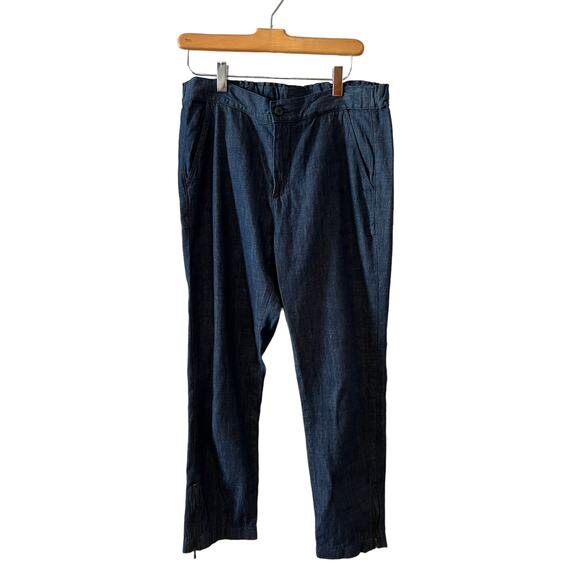 AG Adriano Goldschmied Relaxed Fit Denim Jeans Ankle Zipper Detail S - Picture 1 of 8